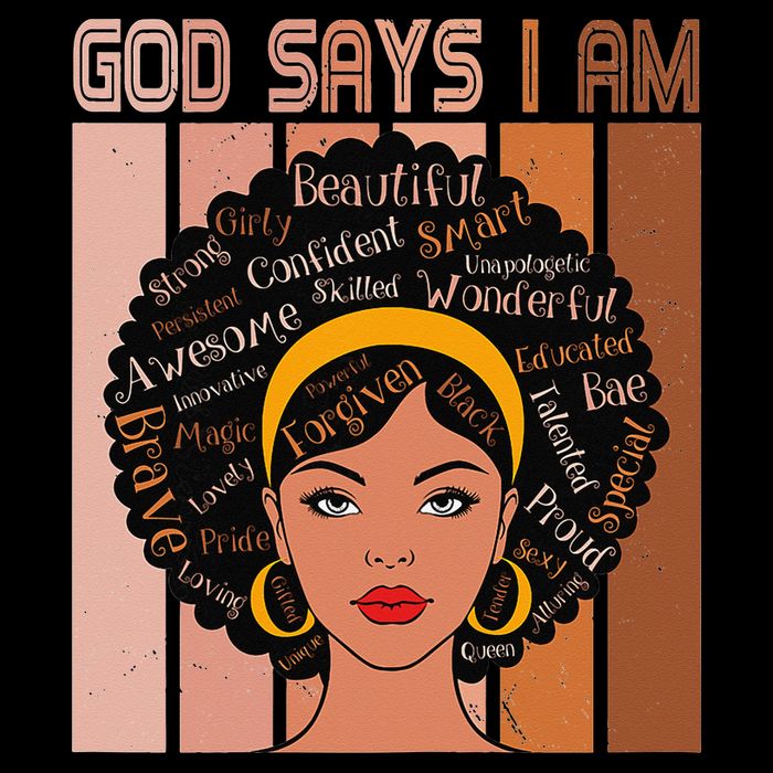 Black Powerful Juneteenth African American God Says I Am 16 in Basic Backpack