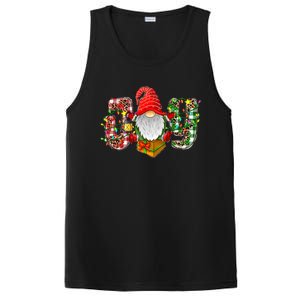 Buffalo Plaid Joy With Gnomes Merry Christmas Xmas Holiday Gift PosiCharge Competitor Tank