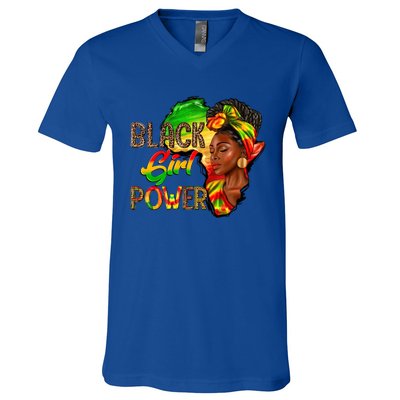 Black Power Juneteenth Celebrating Black Freedom 1865 Gift V-Neck T-Shirt