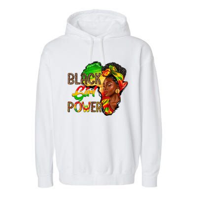 Black Power Juneteenth Celebrating Black Freedom 1865 Gift Garment-Dyed Fleece Hoodie