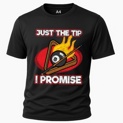 Billiards Player Just The Tip Promise Magic Shot Pool Cute Gift Performance Shirt