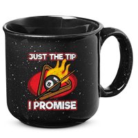 Billiards Player Just The Tip Promise Magic Shot Pool Cute Gift 15oz Campfire Ceramic Mug