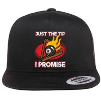 Billiards Player Just The Tip Promise Magic Shot Pool Cute Gift Flatbill Hat