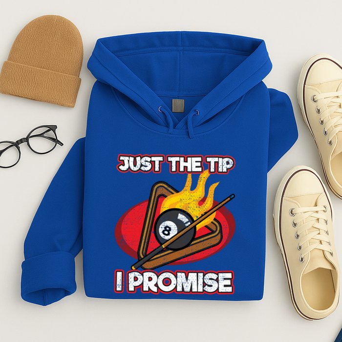 Billiards Player Just The Tip Promise Magic Shot Pool Cute Gift Hoodie