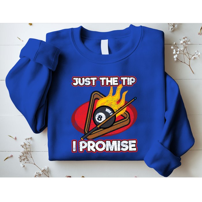 Billiards Player Just The Tip Promise Magic Shot Pool Cute Gift Sweatshirt