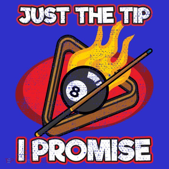 Billiards Player Just The Tip Promise Magic Shot Pool Cute Gift Premium T-Shirt