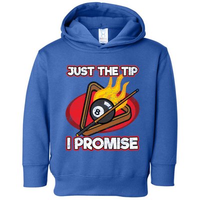 Billiards Player Just The Tip Promise Magic Shot Pool Cute Gift Toddler Hoodie