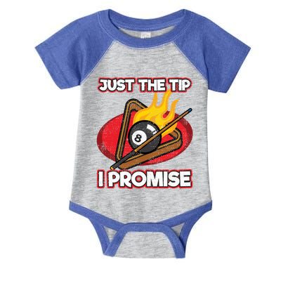 Billiards Player Just The Tip Promise Magic Shot Pool Cute Gift Infant Baby Jersey Bodysuit
