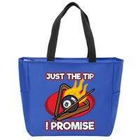 Billiards Player Just The Tip Promise Magic Shot Pool Cute Gift Zip Tote Bag
