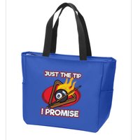 Billiards Player Just The Tip Promise Magic Shot Pool Cute Gift Zip Tote Bag
