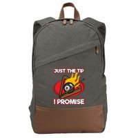 Billiards Player Just The Tip Promise Magic Shot Pool Cute Gift Cotton Canvas Backpack