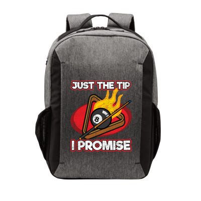 Billiards Player Just The Tip Promise Magic Shot Pool Cute Gift Vector Backpack