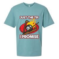Billiards Player Just The Tip Promise Magic Shot Pool Cute Gift Sueded Cloud Jersey T-Shirt