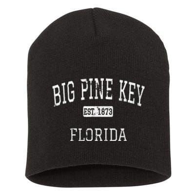 Big Pine Key Florida Fl Vintage Short Acrylic Beanie