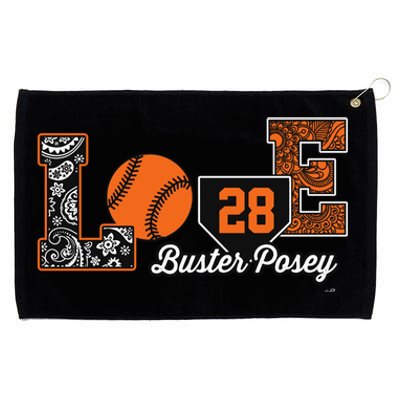 Buster Posey Love My Player Meaningful Gift Meaningful Gift Apparel Grommeted Golf Towel