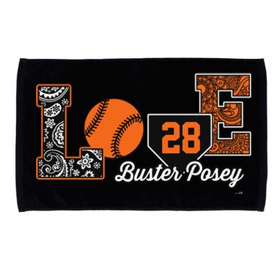 Buster Posey Love My Player Meaningful Gift Meaningful Gift Apparel Microfiber Hand Towel