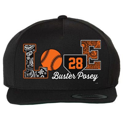 Buster Posey Love My Player Meaningful Gift Meaningful Gift Apparel Wool Snapback Cap