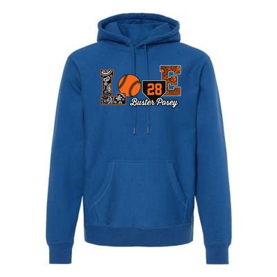 Buster Posey Love My Player Meaningful Gift Meaningful Gift Apparel Premium Hoodie