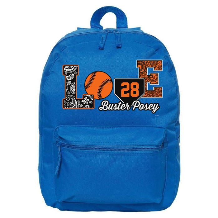 Buster Posey Love My Player Meaningful Gift Meaningful Gift Apparel 16 in Basic Backpack