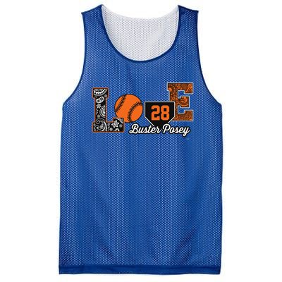 Buster Posey Love My Player Meaningful Gift Meaningful Gift Apparel Mesh Reversible Basketball Jersey Tank