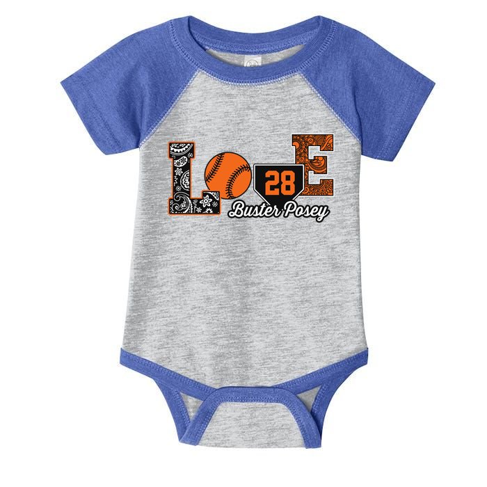 Buster Posey Love My Player Meaningful Gift Meaningful Gift Apparel Infant Baby Jersey Bodysuit