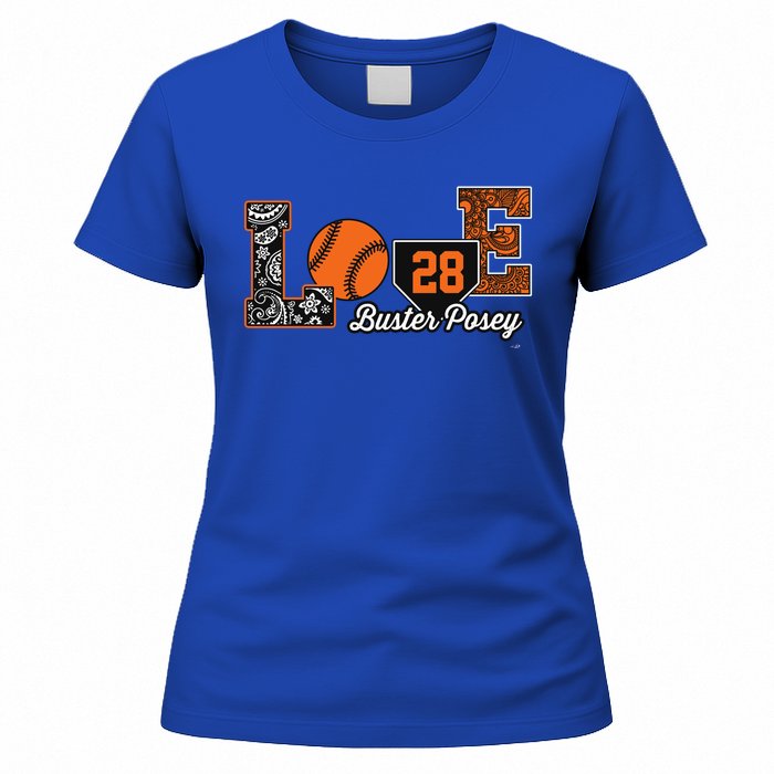 Buster Posey Love My Player Meaningful Gift Meaningful Gift Apparel Women's T-Shirt