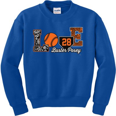 Buster Posey Love My Player Meaningful Gift Meaningful Gift Apparel Kids Sweatshirt