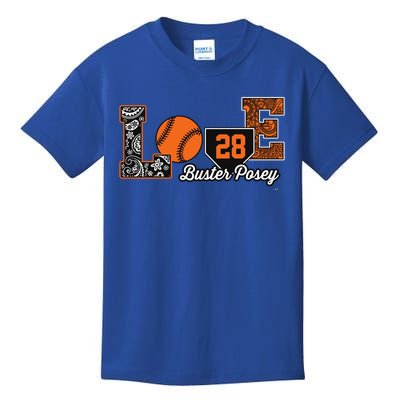 Buster Posey Love My Player Meaningful Gift Meaningful Gift Apparel Kids T-Shirt