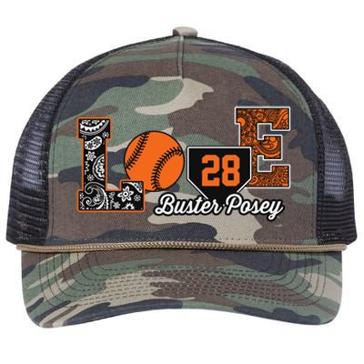 Buster Posey Love My Player Meaningful Gift Meaningful Gift Apparel Retro Rope Trucker Hat Cap