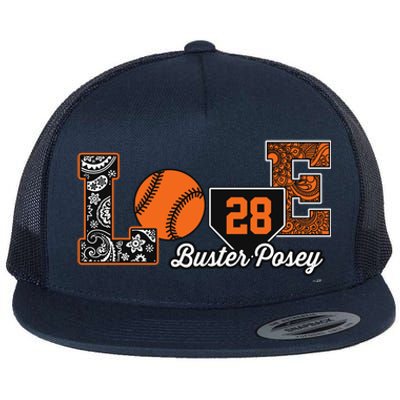 Buster Posey Love My Player Meaningful Gift Meaningful Gift Apparel Flat Bill Trucker Hat