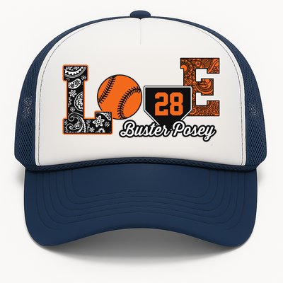 Buster Posey Love My Player Meaningful Gift Meaningful Gift Apparel Trucker Hat