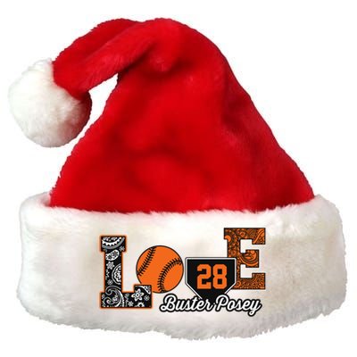 Buster Posey Love My Player Meaningful Gift Meaningful Gift Apparel Premium Christmas Santa Hat