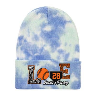 Buster Posey Love My Player Meaningful Gift Meaningful Gift Apparel Tie Dye 12in Knit Beanie