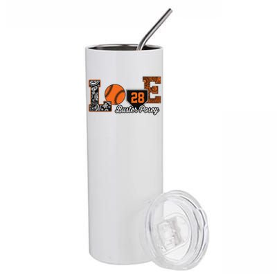 Buster Posey Love My Player Meaningful Gift Meaningful Gift Apparel Stainless Steel Tumbler