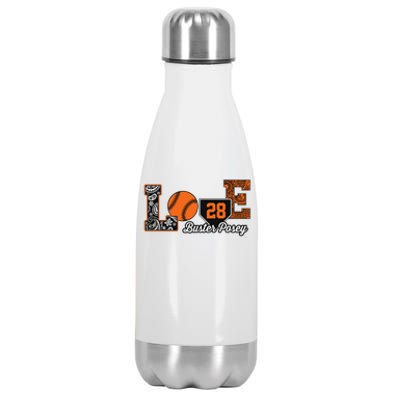 Buster Posey Love My Player Meaningful Gift Meaningful Gift Apparel Stainless Steel Insulated Water Bottle