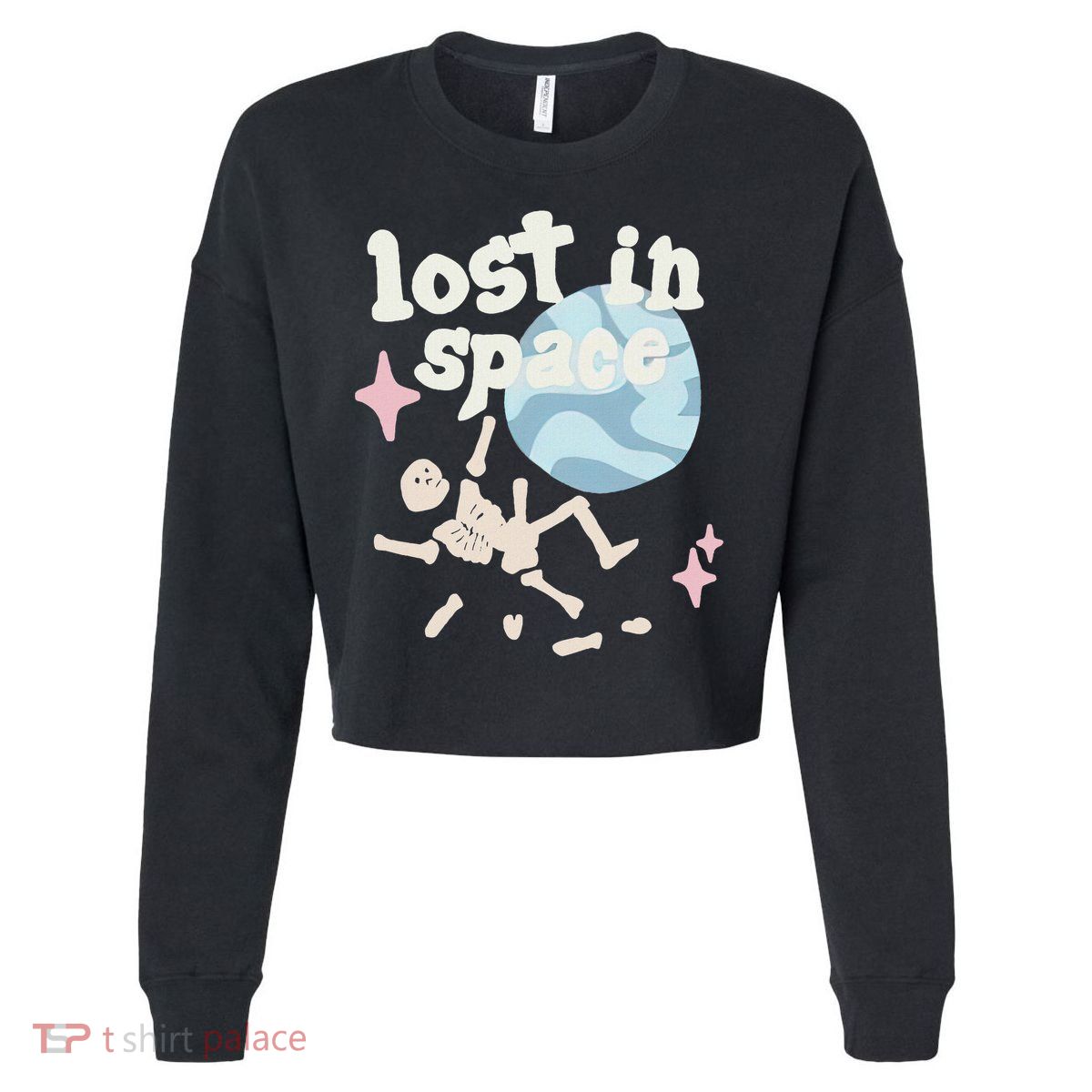 Broken Planet Lost In Space Cropped Pullover Crew
