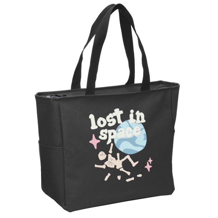 Broken Planet Lost In Space Zip Tote Bag