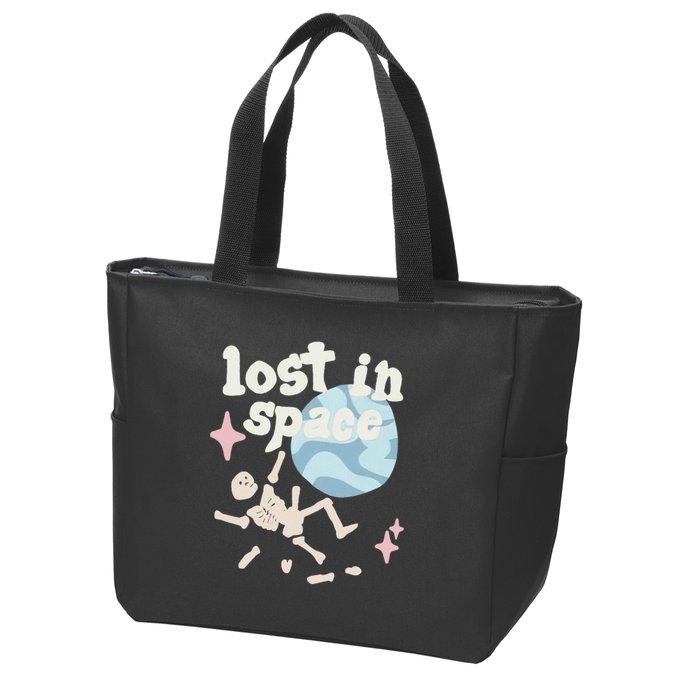 Broken Planet Lost In Space Zip Tote Bag