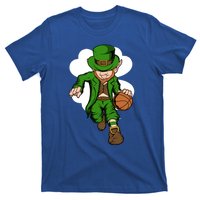 Basketball Player Leprechaun St Patrick's Day Basketball Funny Gift T-Shirt