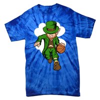 Basketball Player Leprechaun St Patrick's Day Basketball Funny Gift Tie-Dye T-Shirt