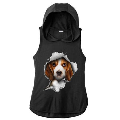 Beagle Puppy Lover Beagle Tee Beagle dog Ladies PosiCharge Tri-Blend Wicking Draft Hoodie Tank