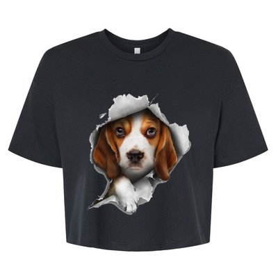 Beagle Puppy Lover Beagle Tee Beagle dog Bella+Canvas Jersey Crop Tee