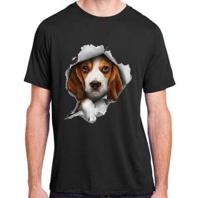 Beagle Puppy Lover Beagle Tee Beagle dog Adult ChromaSoft Performance T-Shirt