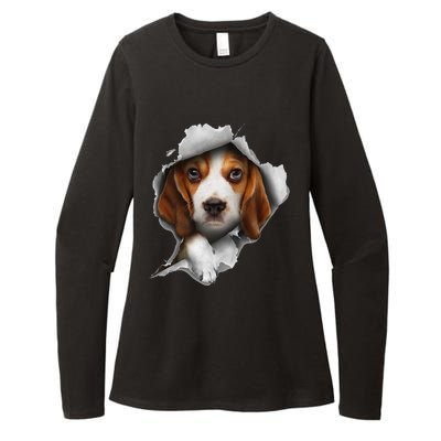 Beagle Puppy Lover Beagle Tee Beagle dog Womens CVC Long Sleeve Shirt