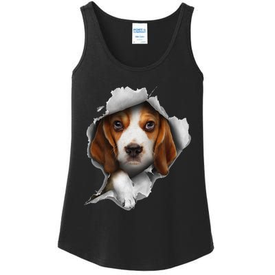 Beagle Puppy Lover Beagle Tee Beagle dog Ladies Essential Tank