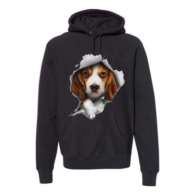 Beagle Puppy Lover Beagle Tee Beagle dog Premium Hoodie