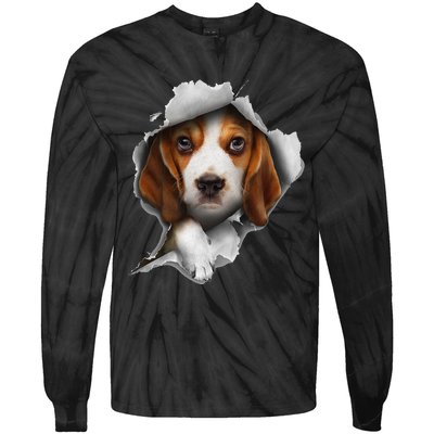 Beagle Puppy Lover Beagle Tee Beagle dog Tie-Dye Long Sleeve Shirt