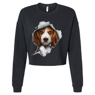 Beagle Puppy Lover Beagle Tee Beagle dog Cropped Pullover Crew