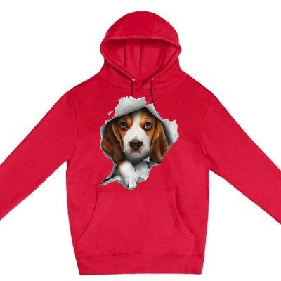 Beagle Puppy Lover Beagle Tee Beagle dog Premium Pullover Hoodie