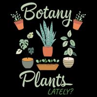 botany plants lately gardening humor plant pun gardener Impact Tech Backpack